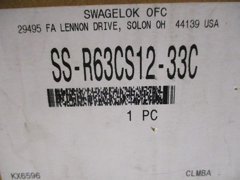 SWAGELOK SS-R63CS12-33C  NSMP