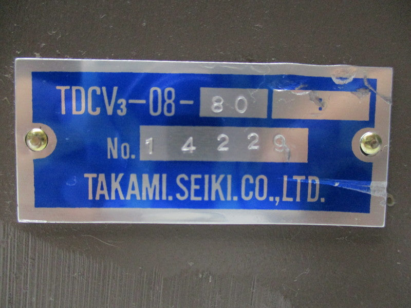 TAKAMI SEIKI CO TDCV3-08-80  NSNP
