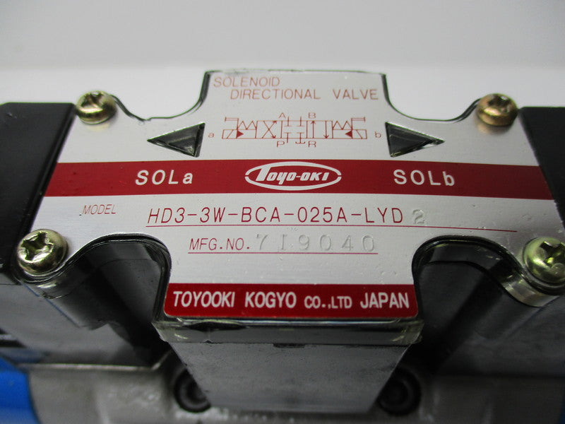 TOYOOKI HD3-3W-BCA-025A-LYD2 (AS PICTURED)  NSNP