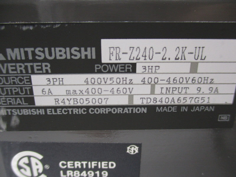 MITSUBISHI FR-Z240-2.2K-UL  NSNP
