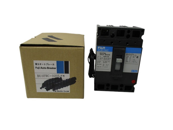 FUJI BU3FHC-020LFM CIRCUIT BREAKER 600VAC 20A  NSMP