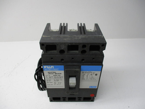 FUJI BU3FHC-020LFM CIRCUIT BREAKER 600VAC 20A  NSMP