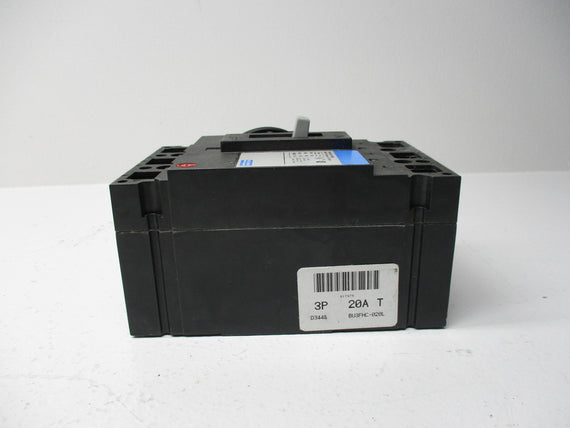FUJI BU3FHC-020LFM CIRCUIT BREAKER 600VAC 20A  NSMP
