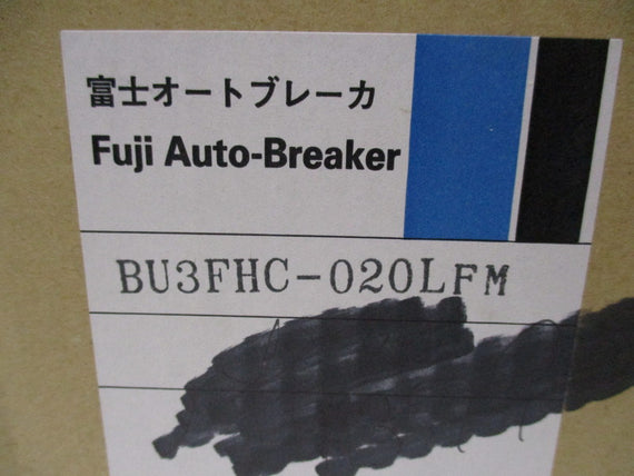 FUJI BU3FHC-020LFM CIRCUIT BREAKER 600VAC 20A  NSMP