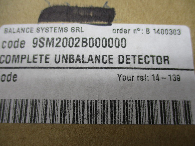 BALANCE SYSTEMS 9SM2002B0000000  NSMP