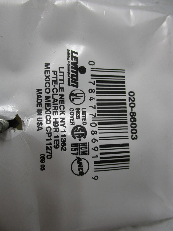 LEVITON 86001 ( BOX OF 20 )  NSMP