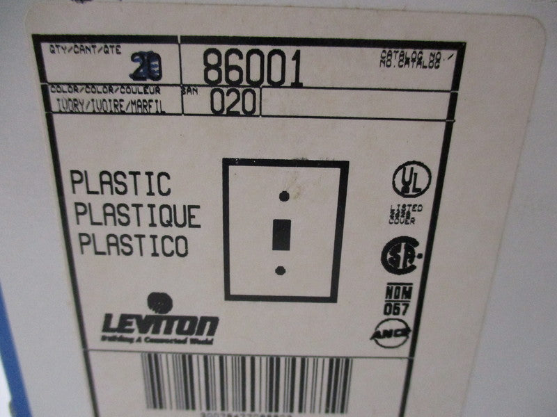 LEVITON 86001 ( BOX OF 20 )  NSMP