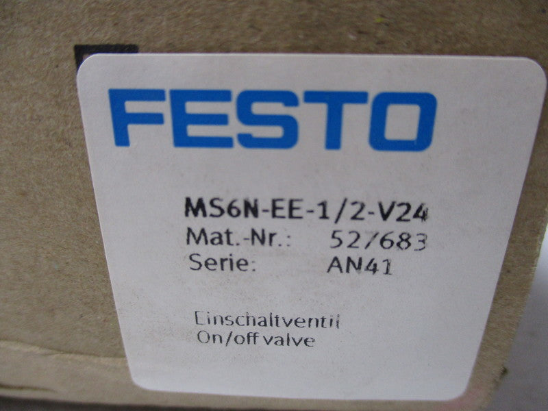 FESTO MS6N-EE-1/2-V24  NSMP
