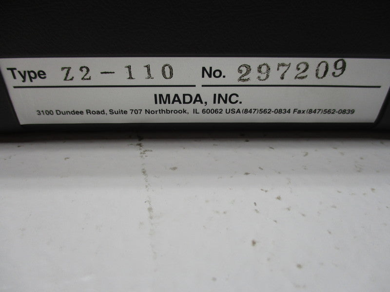 IMADA INC. Z2-110 297209  NSMP