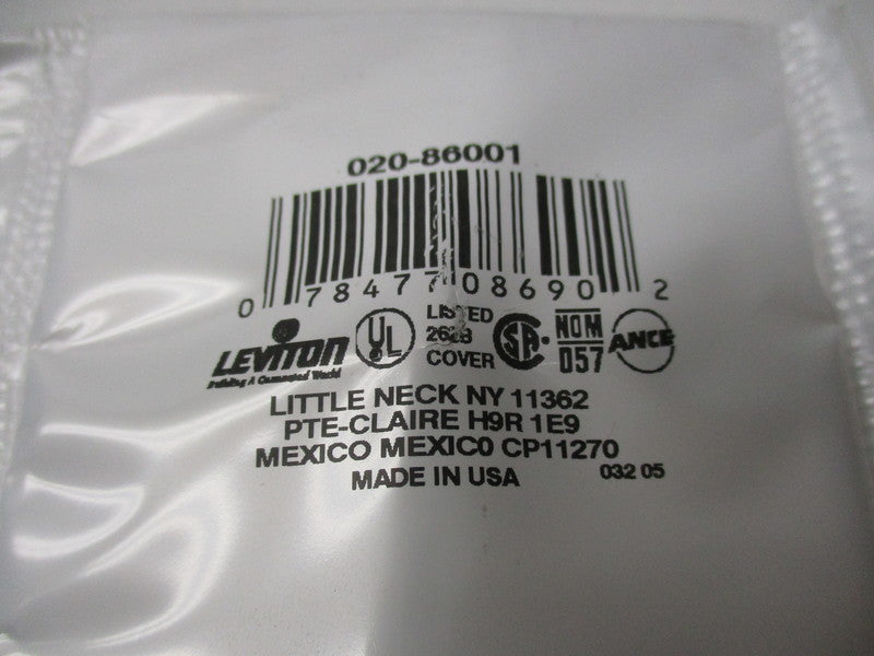 LEVITON 86001 (BOX OF 20)  NSMP