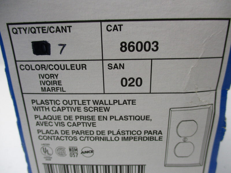 LEVITON 86003 (BOX OF 7)  NSMP