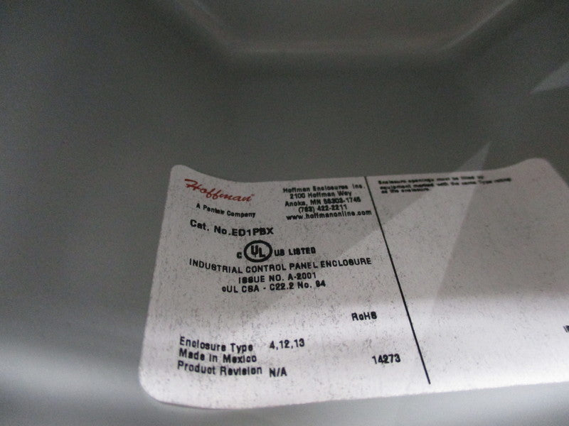 HOFFMAN ED1PBX  NSNP