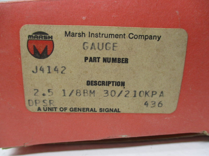 MARSH INSTRUMENT J4142  NSMP