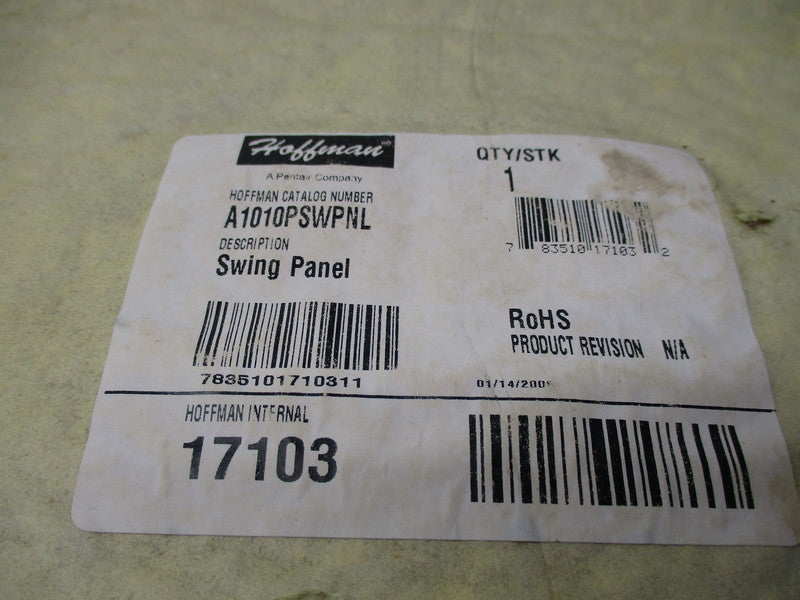 HOFFMAN A1010PSWPNL 17103  NSNP