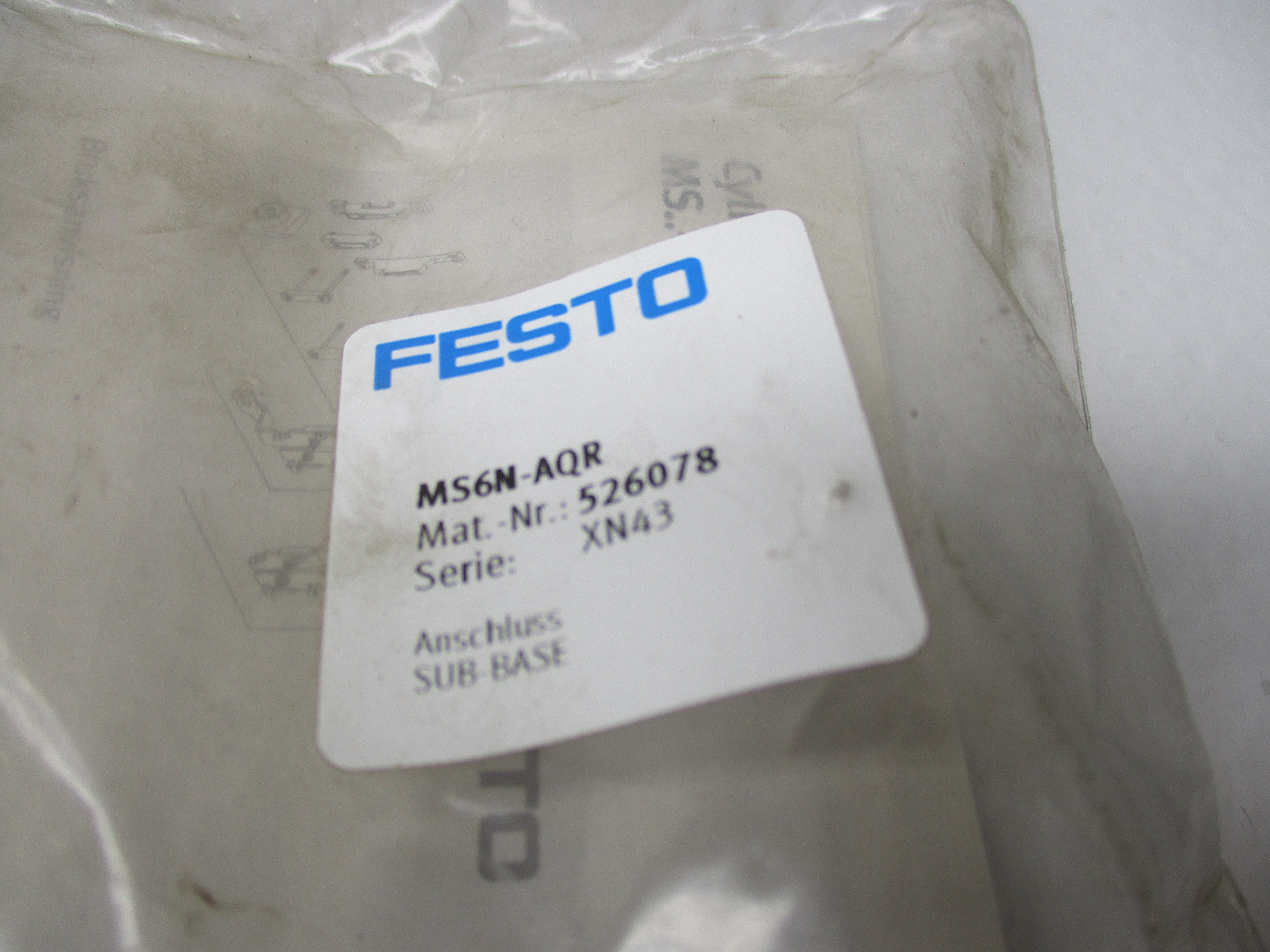 FESTO MS6N-AQR (526078)  NSNP IN FACTORY PACKAGE
