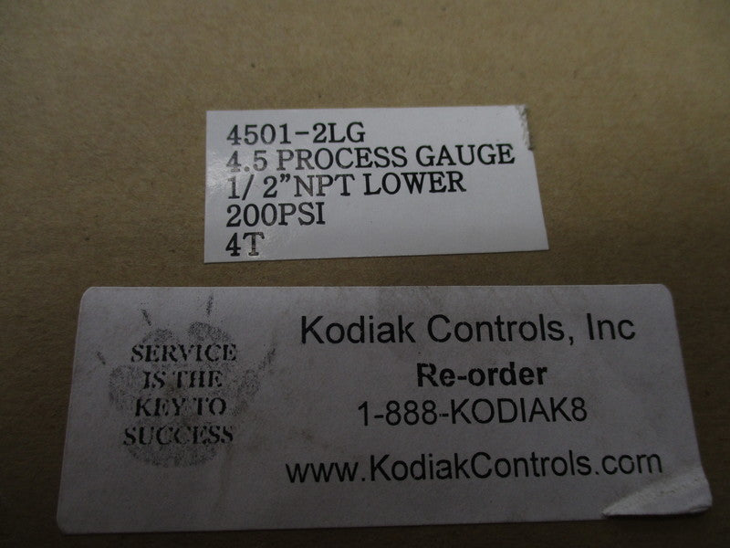 KODIAK CONTROLS INC. 4501-2LG  NSMP