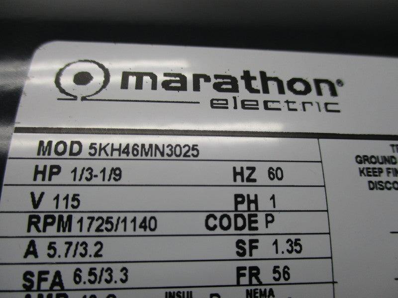 MARATHON ELECTRIC 5KH46MN3025  NSMP