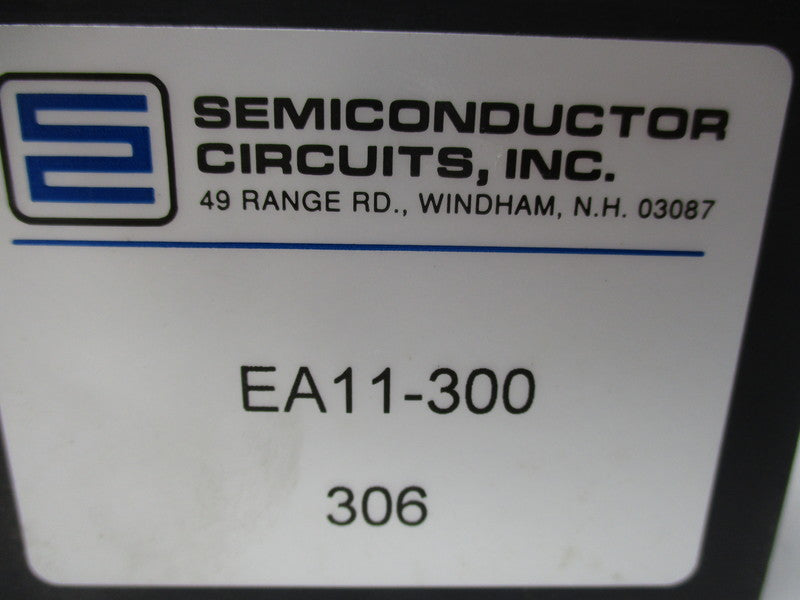 SEMICONDUCTOR CIRCUITS, INC. EA11-300  NSNP