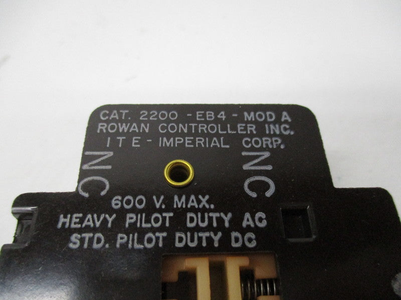 ITE IMPERIAL CORP. 2200-EB4-MOD A  NSNP