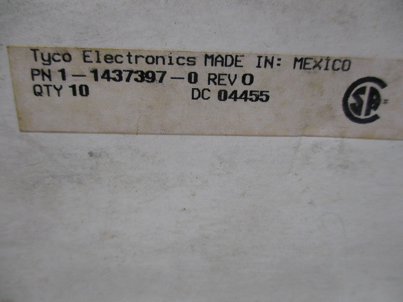 TYCO ELECTRONICS 1437397 (BOX OF 10)  NSMP