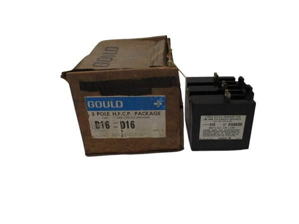GOULD D16AB100 CIRCUIT BREAKER 600VAC  NSMP