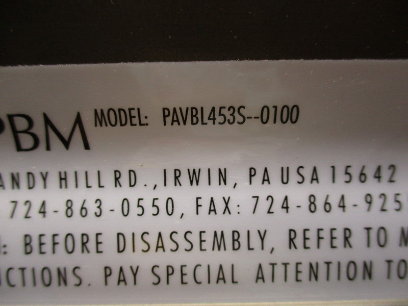 PBM PAVBL453S-0100  NSNP