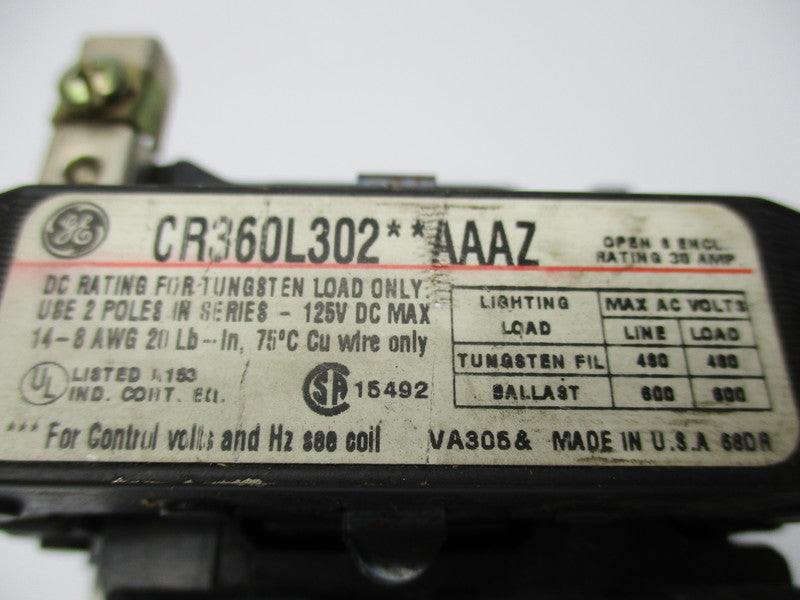 GENERAL ELECTRIC CR360L302**AAAZ UNMP