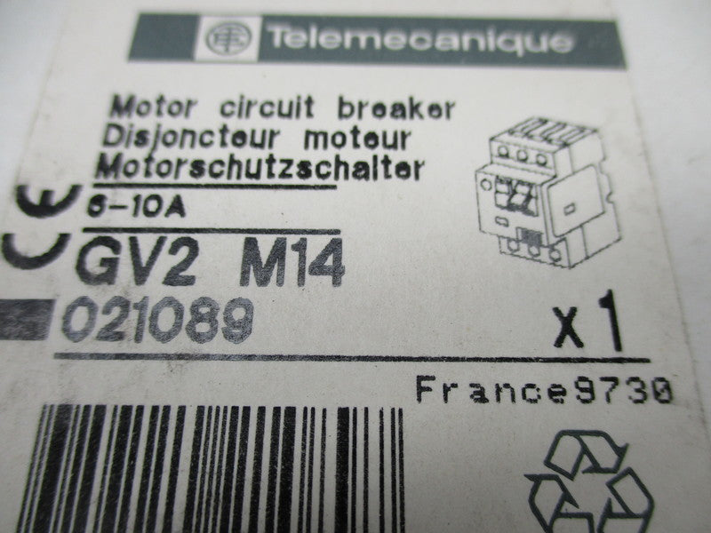 TELEMECANIQUE GV2 M14 NSFS