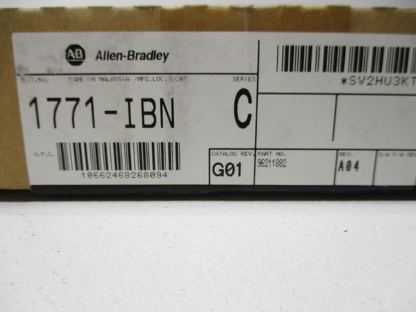 ALLEN BRADLEY 1771-IBN SER. C DATE: 2004  NSFS