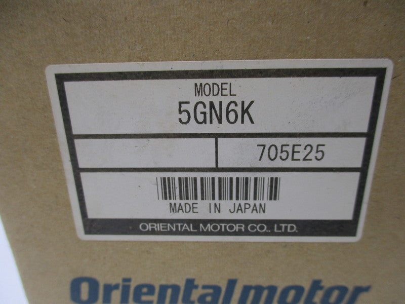 ORIENTAL MOTOR 5GN6K  NSMP
