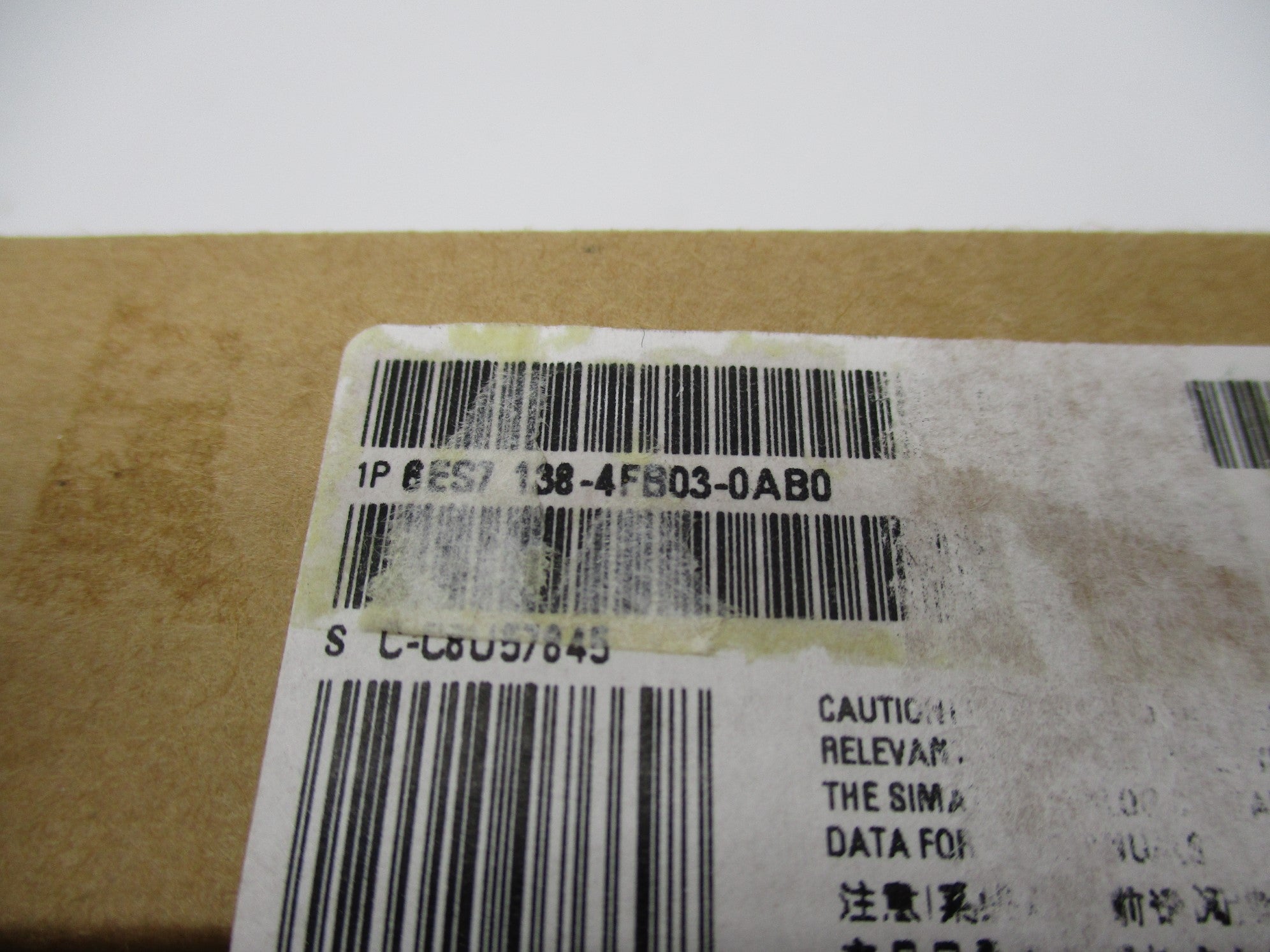 SIEMENS 6ES7138-4FB03-0AB0 24VDC 2A NSMP
