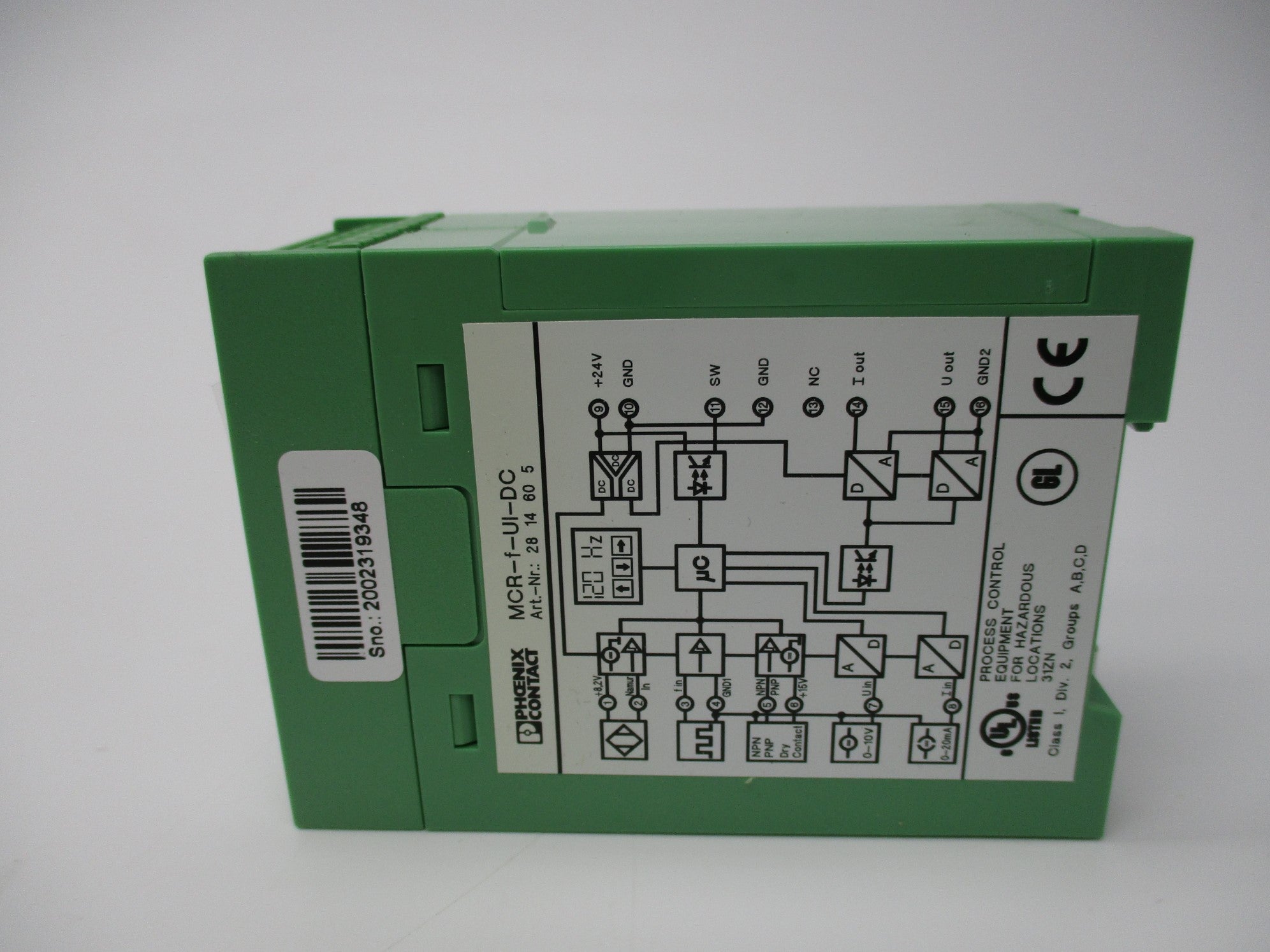 PHOENIX CONTACT MCR-F-UI-DC 2814605 20-30VDC NSMP