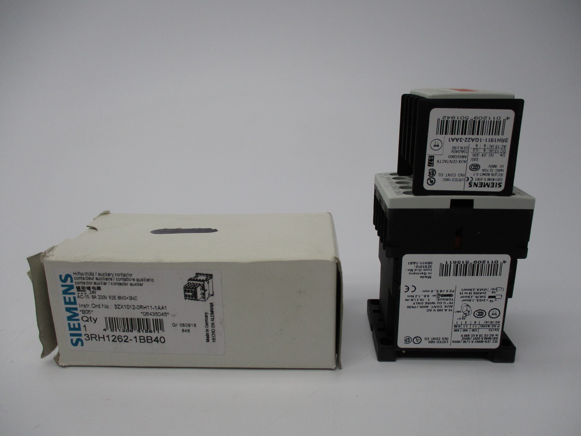 SIEMENS 3RH1262-1BB40 24VDC 10A NSMP