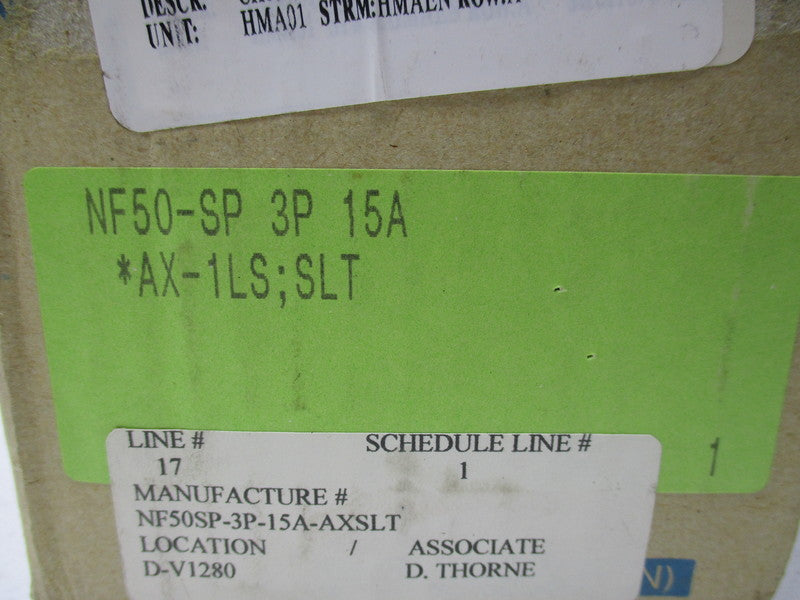 MITSUBISHI NF50-SP-3P-15A  NSMP
