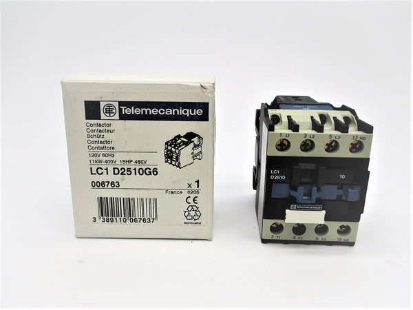 TELEMECANIQUE LC1D2510G6 120V NSMP