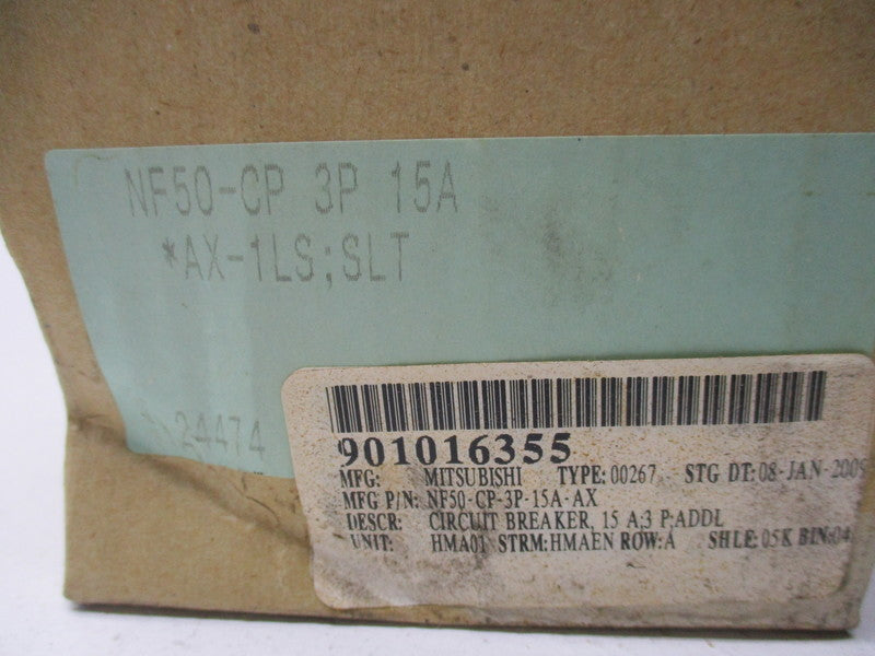 MITSUBISHI NF50-CP-3P-15A  NSMP