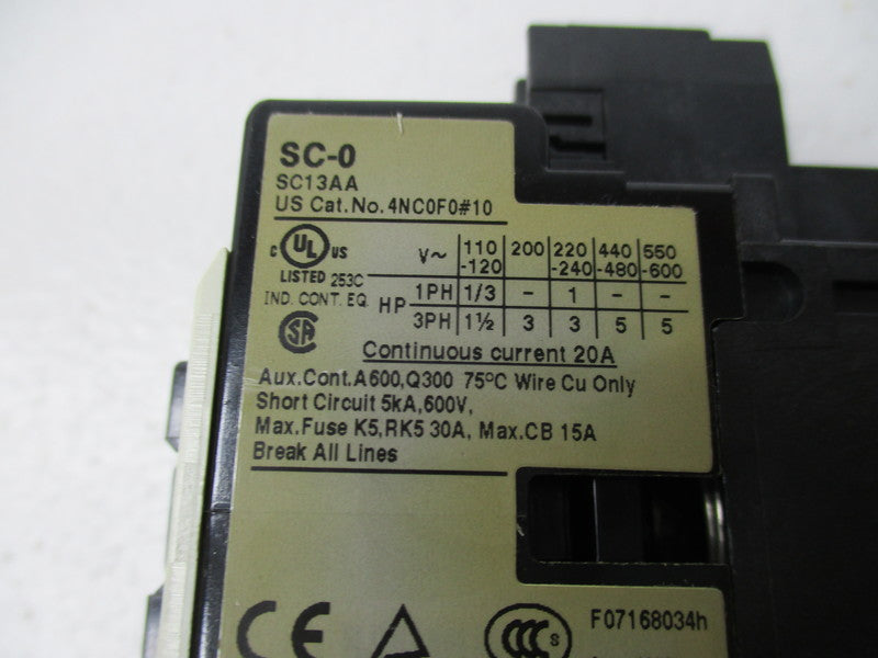 FUJI ELECTRIC SW-0/2E 4NW0F01J10K  NSMP