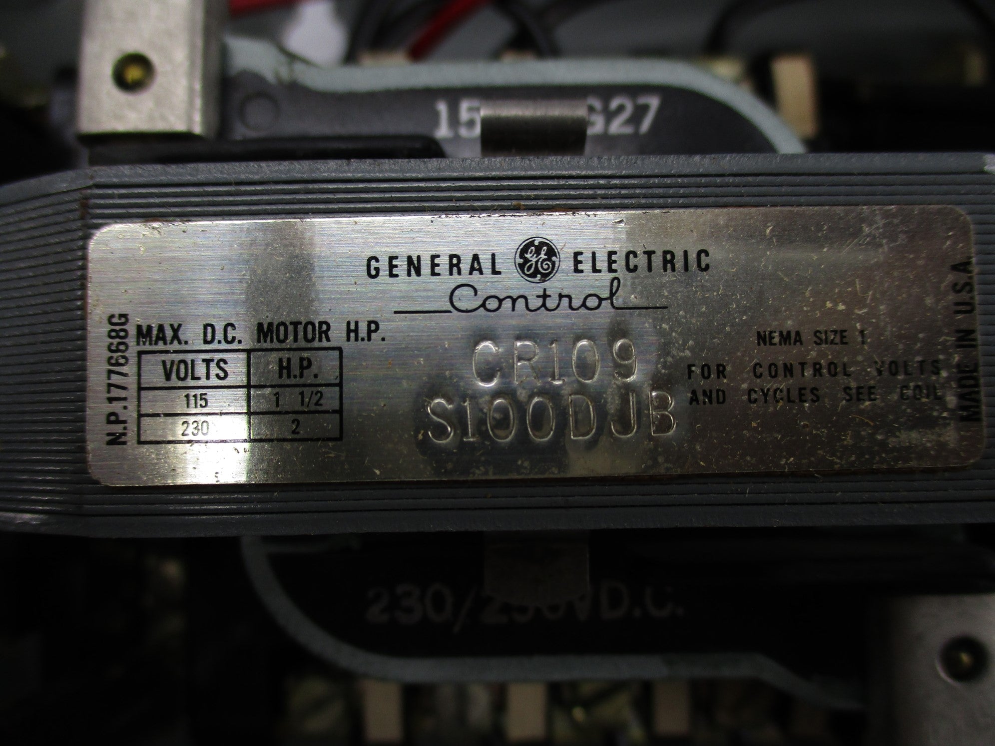 GENERAL ELECTRIC CR109S100DJB NSNP