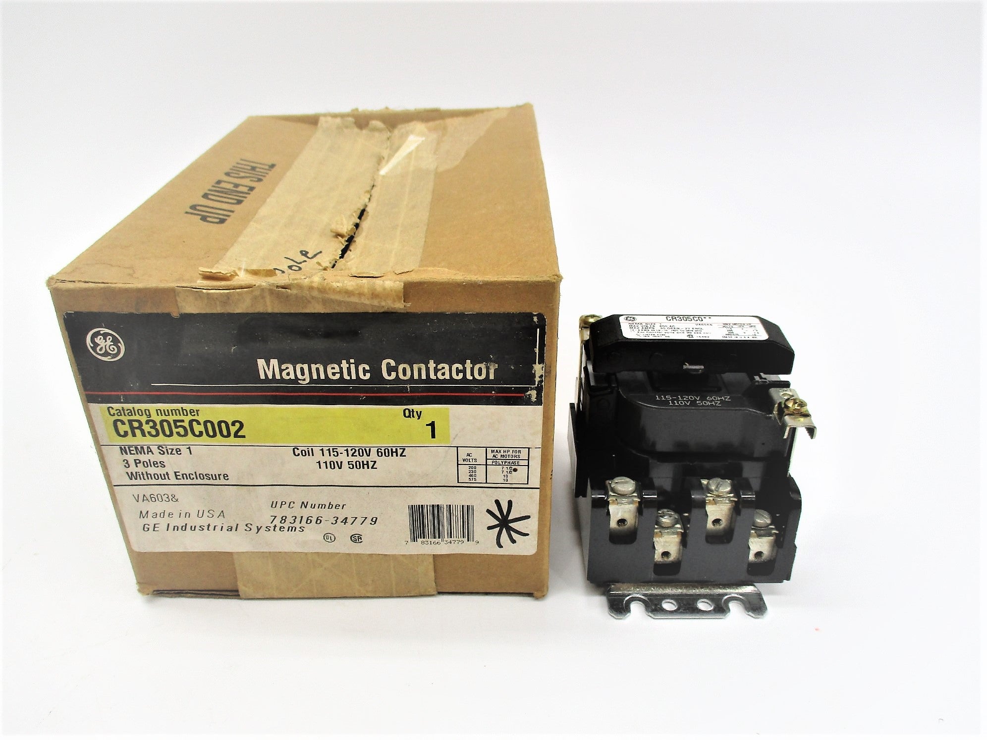 GENERAL ELECTRIC CR305C002 110/115-120V 30A NSMP
