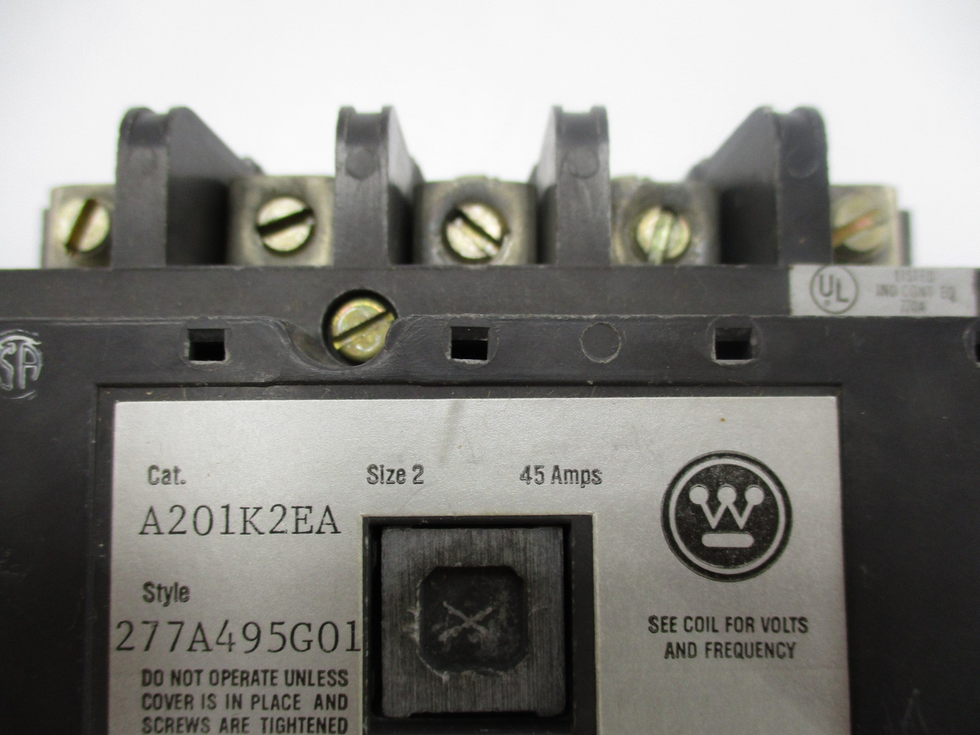 WESTINGHOUSE A201K27 110/120V UNMP