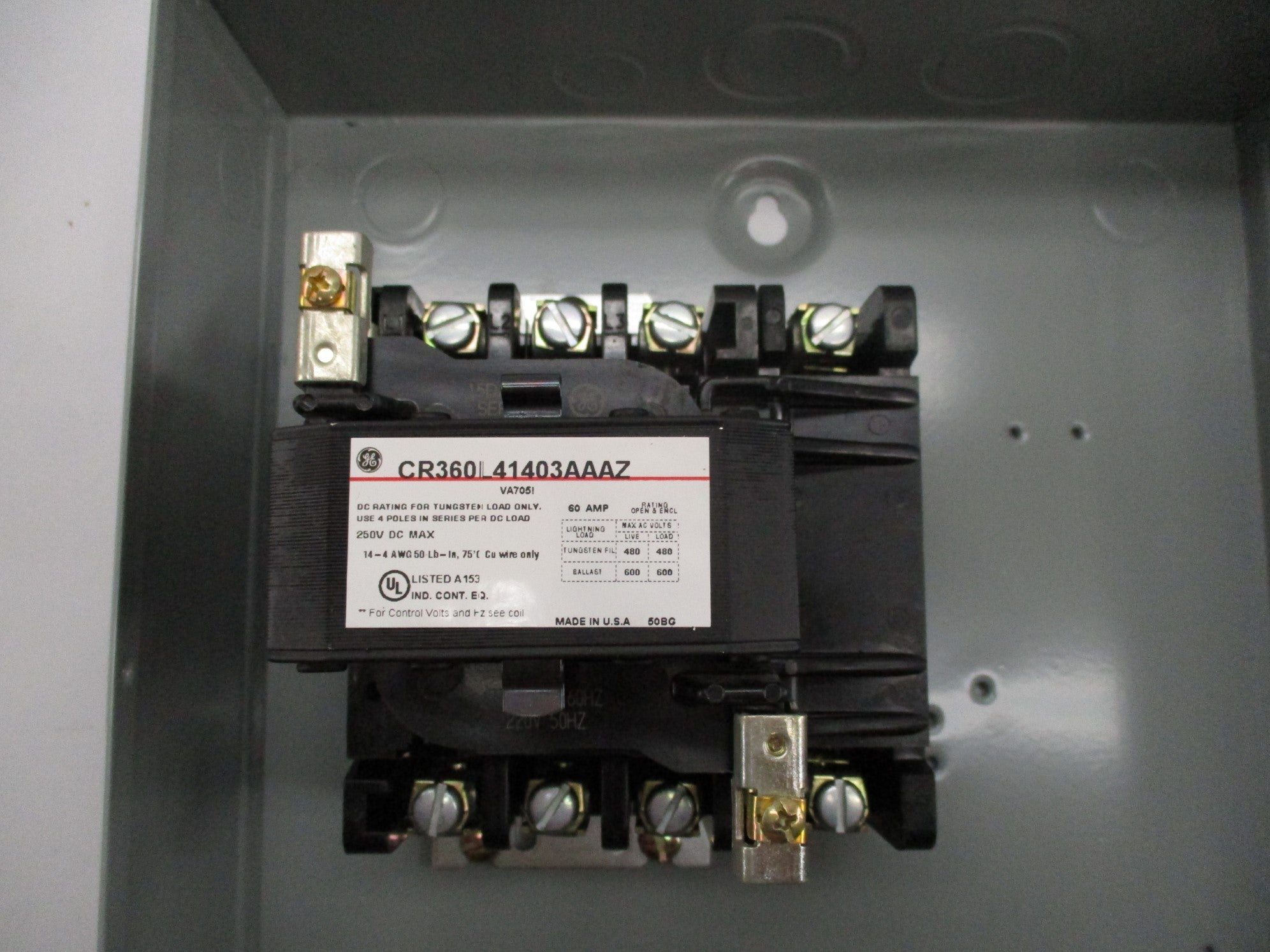 GENERAL ELECTRIC CR360L41403AAAZ 220/240V NSMP