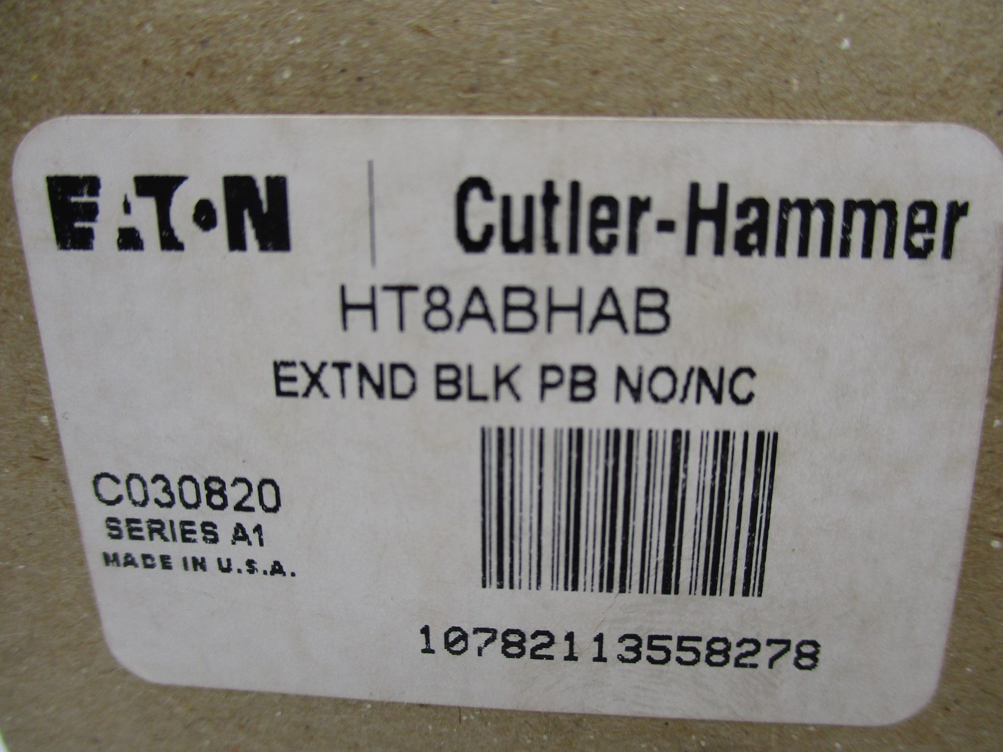 CUTLER HAMMER HT8ABHAB SER. A1 NSMP