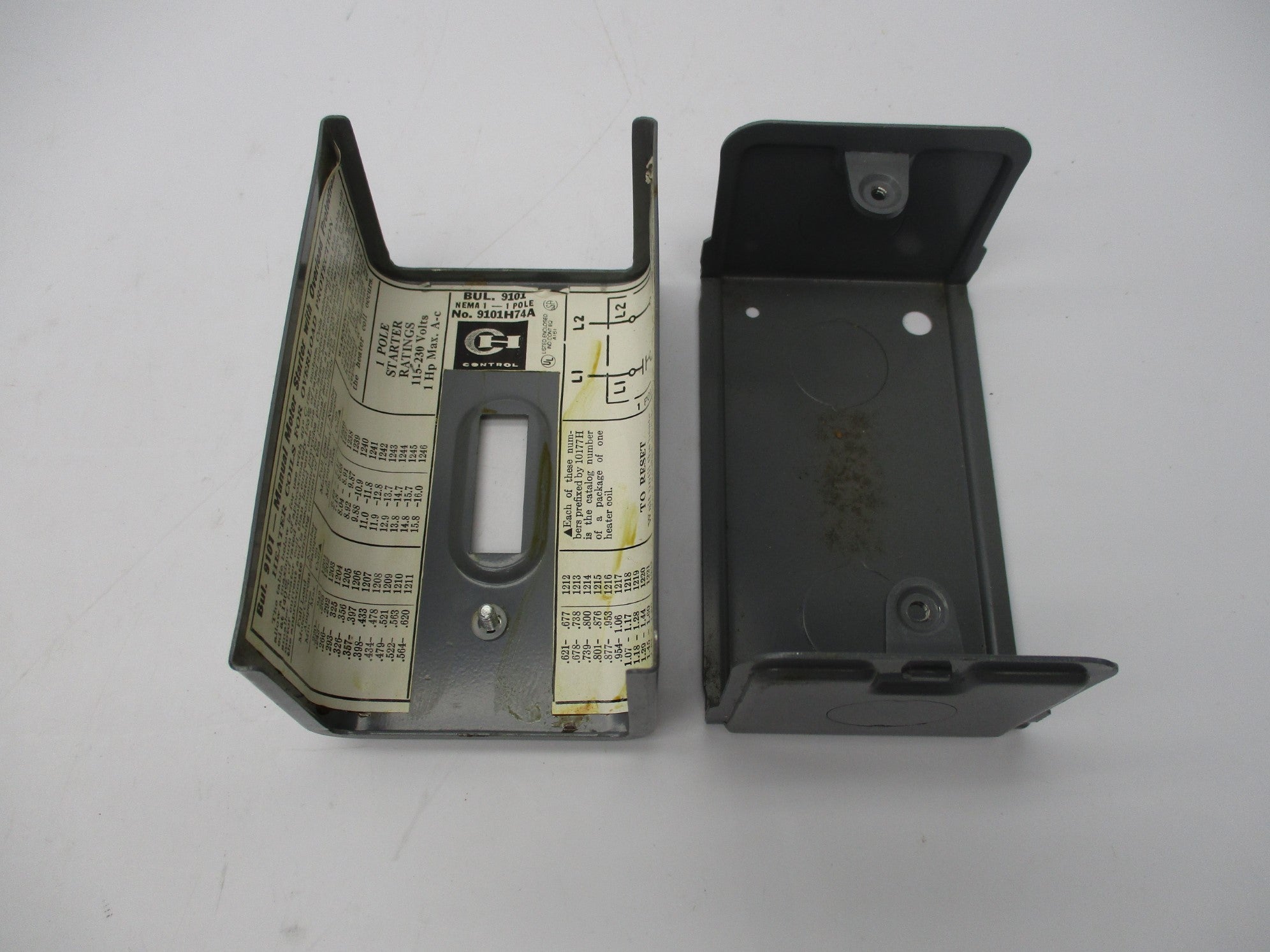 CUTLER HAMMER 9101H74A (AS PICTURED) NSNP