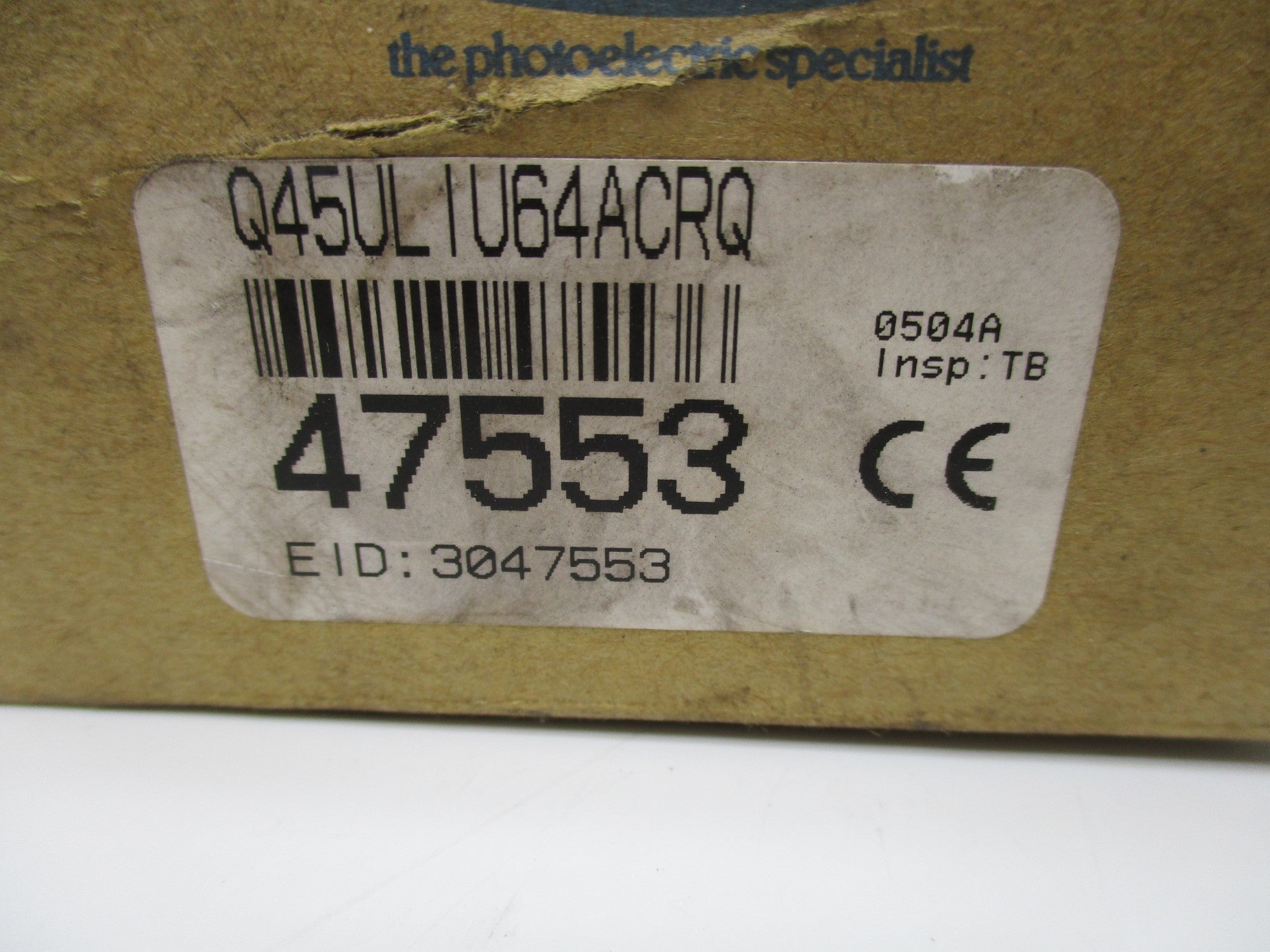 BANNER ENGINEERING Q45ULIU64ACRQ 47553 15-24VDC NSMP