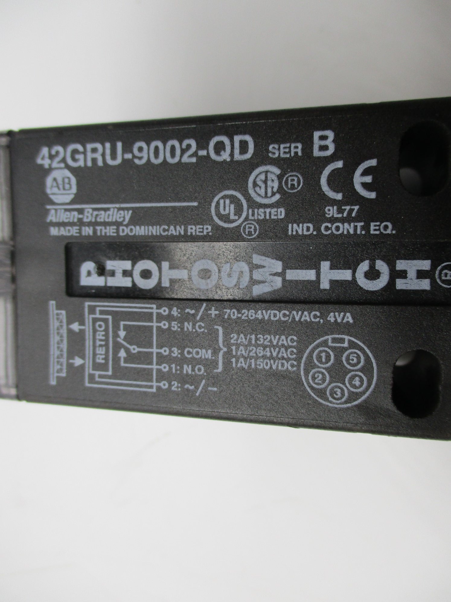 ALLEN BRADLEY 42GRU-9002-QD SER. B 70-264VDC/AC NSNP