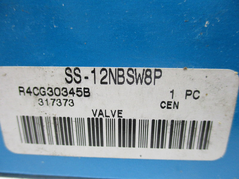 SWAGELOK SS-12NBSW8P  NSMP