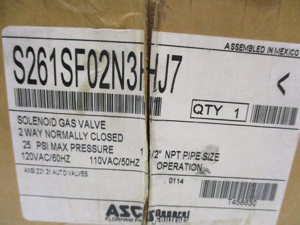 ASCO S261SF02N3HJ7 NSMP