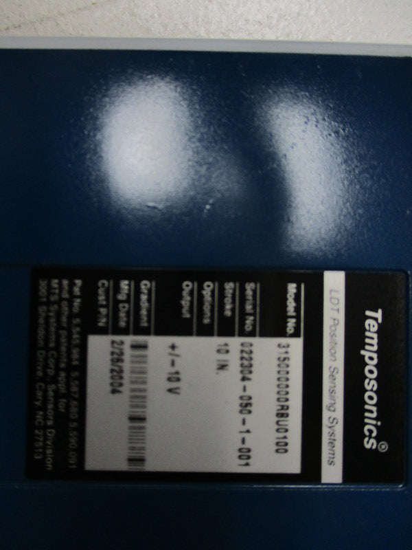 MTS SYSTEMS 315000000RBU0100  NSNP