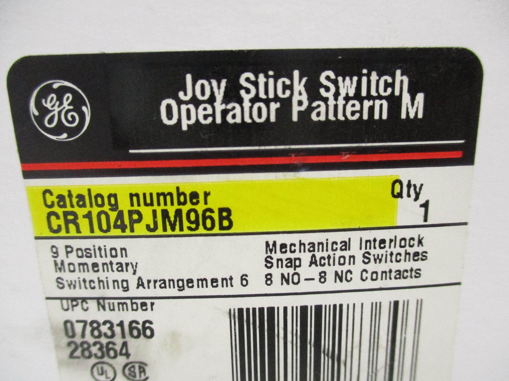 GENERAL ELECTRIC CR104PJM96B NSMP