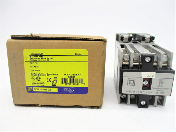 SQUARE D 8501XO80V02 SER. A 110/120V 20A NSMP